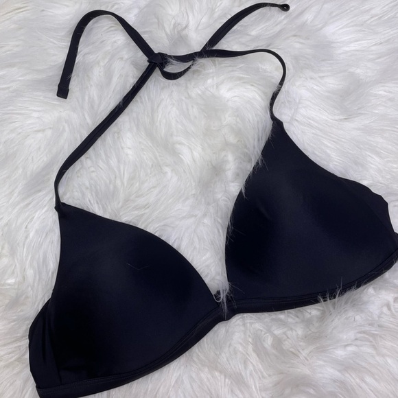 Women's prAna Lexie Swim Bikini Top Black Large - Picture 1 of 4